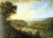 Johann Caspar Schneider Rhine valley by Johann Caspar Schneider oil painting reproduction
